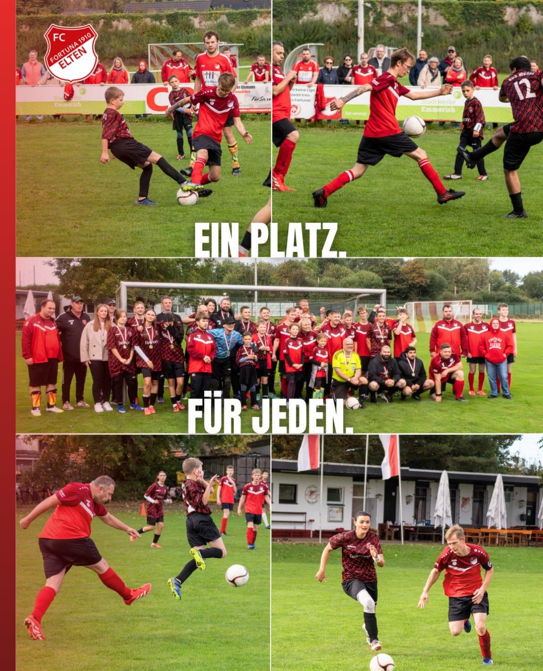 EIN PLATZ. FÜR JEDEN. 🤍️Was für ein Tag! Viele Zuschauer, tolle Begegnungen, jede Menge Emotionen und vor allem ganz viel Freude am Fußball. Der erste Spieltag unserer Inklusionsmannschaft in der FVN-Inklusionsliga war für uns etwas ganz Besonderes. Es war schön zu sehen, mit wie viel Begeisterung alle dabei waren und wie lautstark, fair und gemeinsam auf und neben dem Platz angefeuert wurde. Genau solche Tage zeigen, worum es im Fußball geht: Gemeinschaft, Respekt und die Freude daran, gemeinsam etwas zu erleben. Ein herzliches Dankeschön an unsere Gäste vom @sus_wesel_fussball , alle Spielerinnen und Spieler, Trainer, Helfer und Zuschauer, die diesen Tag zu etwas Besonderem gemacht haben!Besonders gefreut haben wir uns auch über den Besuch von Peter Koch als Vorsitzender Kommission Inklusion des FVN und darüber, dass Martin Bahl, Kassenwart unseres Fußballkreises @kreisreesbocholt , als Schiedsrichter auf dem Platz stand. Vielen Dank für euren Besuch, eure Unterstützung und den wertvollen Austausch! 🤝Für uns ist Inklusionsfußball mehr als nur Fußball. Er setzt ein wichtiges Zeichen dafür, dass jeder Mensch dazugehört und seinen Platz auf dem Fußballplatz verdient. Und genau dafür stehen wir als Fortuna Elten. ️🤍Wir freuen uns schon jetzt auf die nächsten Spieltage und viele weitere gemeinsame Momente! Ein Platz. Für jeden. Fortuna Elten. ️🤍#FortunaElten #Inklusionsfußball #EinPlatzFürJeden #ForzaFortuna #FußballFürAlle